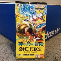 One Piece TCG Japanese Adventure on KAMI's Island (OP15) Booster Pack - Sealed - Image 1