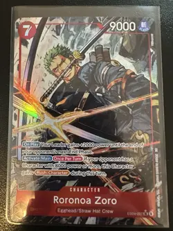 One Piece TCG Roronoa Zoro EB04-007 SR Alternate Art Adventure On Kami’s Island - Image 1