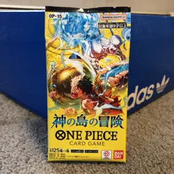 One Piece TCG Japanese Adventure on KAMI's Island (OP15) Booster Pack - Sealed - Image 1
