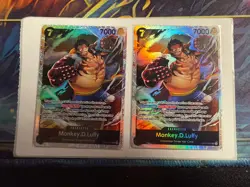 2x Monkey.D.Luffy • OP04-090 SR Kingdoms of Intrigue Holo Foil One Piece TCG NM - Image 1
