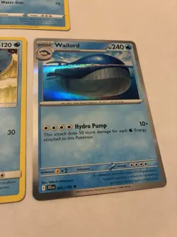Lot Of 8 Wailmer and Wailord Pokemon Cards - Image 2