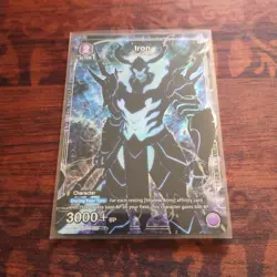 Union Arena Solo Leveling Iron (C)* card Alt Alternate Art (UE17BT/SLG-1-027) NM - Image 1