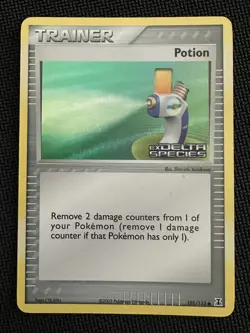Potion 101/113 EX Delta Species Reverse Holo Pokemon Card MP - Image 1