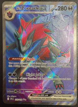 Pokemon TCG N's Zoroark Journey Together Full Art Card 175/159 NM - Image 1