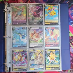 Vintage Pokemon Binder WOTC, E Reader , Base Set, Jungle, Fossil, Promo 90 Cards - Image 1