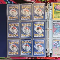 Vintage Pokemon Binder WOTC, E Reader , Base Set, Jungle, Fossil, Promo 90 Cards - Image 4