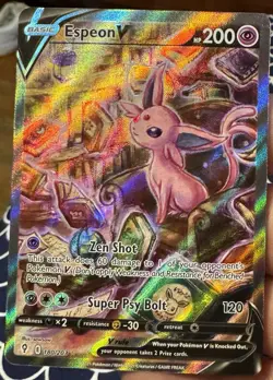 Espeon V Alt Art 180/203 Evolving Skies SWSH Pokemon TCG Card NM English⭐ - Image 1
