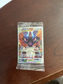 Pokemon TCG Lucario VSTAR SWSH291 SWSH Black Star Promo Holo Card Sealed - Image 1