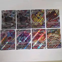 Pokemon VMAX Full Art Holo 8 Card Lot Gyarados Metagross Blaziken Coalossal - Image 1