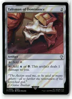 Talisman of Dominance (Surge Foil) Commander: Final Fantasy Foil - Image 1