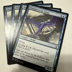 SHIMMERSCALE DRAKE x4 | MTG Amonkhet 4 Common Playset VLP - Image 1