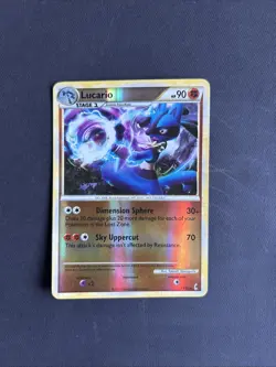 Pokemon TCG Lucario Call of Legends 14/95 Reverse Holo Rare 2011 - NM/LP - Image 1