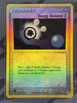Pokemon TCG - Energy Removal 2 80/109 Reverse Holo - MP - Ruby and Sapphire 03 - Image 1