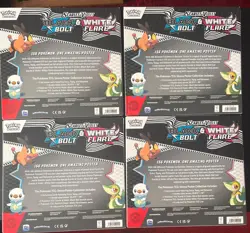 Pokemon TCG Black Bolt & White Flare Poster Collection Lot Of 4 Brand New Sealed - Image 2