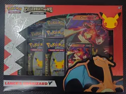 Pokemon TCG: Celebrations Collection Lance's Charizard & Dark Sylveon-2 Box Set - Image 3