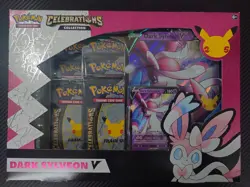 Pokemon TCG: Celebrations Collection Lance's Charizard & Dark Sylveon-2 Box Set - Image 4