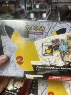 Pokemon TCG 25th Anniversary Celebrations Collector Chest Lunch Box Tin Sealed - Image 1