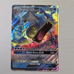 Pokemon Gyarados GX SM212 SM Full Art Promo Black Star Holo Rare - Image 1