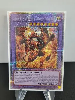 Yugioh Ygo Alba-Lenatus the Abyss Dragon Starlight Rare DIFO-EN035 - Image 1