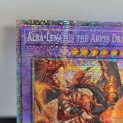 Yugioh Ygo Alba-Lenatus the Abyss Dragon Starlight Rare DIFO-EN035 - Image 2