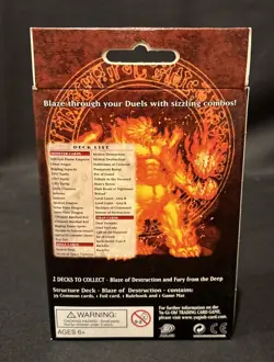 2005 Yugioh Blaze Of Destruction 1st Edition Structure Deck -Factory Sealed - Image 2