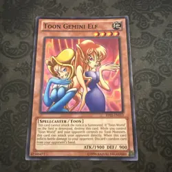 Yu-Gi-Oh! - Toon Gemini Elf (BP02-EN033) - Battle Pack 2 War of the Giants NM - Image 1