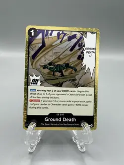 One Piece TCG Ground Death OP14-096 The Azure Sea's Seven Foil Rare - Image 1