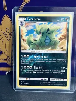 Tyranitar 85/181 Sm-Team Up Reverse Holo Pokemon Card NM - Image 1