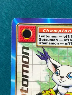 BO-15 Gatomon Gold Name Text Digimon Card Digi-Battle Series 1 1999 Bandai HP - Image 2