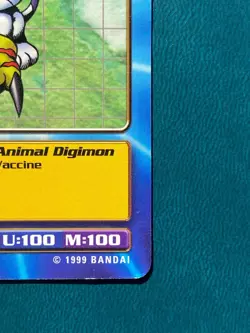 BO-15 Gatomon Gold Name Text Digimon Card Digi-Battle Series 1 1999 Bandai HP - Image 4