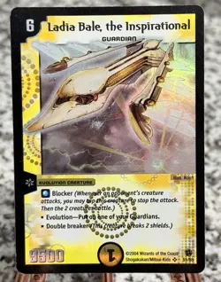 Duel Masters - Ultra Rare DM02 Card - Ladia Bale, The Inspirational S1/S5 - Image 1