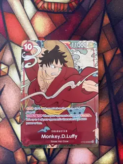 Monkey D Luffy ST10-006 English Version 1st Anniversary Set Promo One Piece Card - Image 1