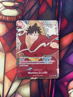 Monkey D Luffy ST10-006 English Version 1st Anniversary Set Promo One Piece Card - Image 3