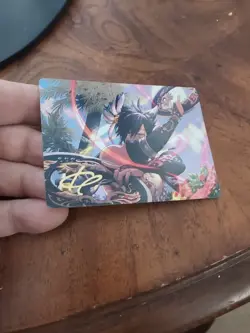 Dancer's Chakrams Art Card (Gold-Stamped Signature) Art Series Final Fantasy MTG - Image 1