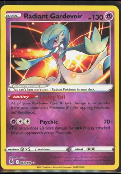 Radiant Gardevoir Radiant Rare SWSH11: Lost Origin #069/196 [Near Mint] Pokemon - Image 1
