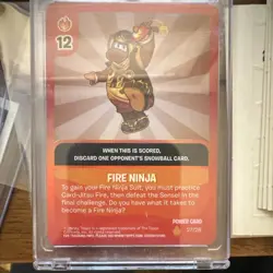 Club Penguin Fire Ninja 27/28 Power Card Topps Trading Card Game English - Image 1