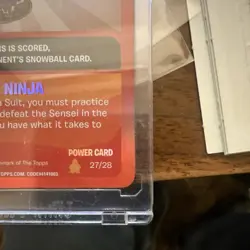 Club Penguin Fire Ninja 27/28 Power Card Topps Trading Card Game English - Image 3