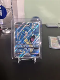 Gyarados GX 101/111 Crimson Invasion Full Art Ultra Rare New Holo Pokemon Card! - Image 1