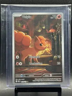 Pokemon Vulpix TCG Mega Evolution Full Art Card 138/132 - Image 1