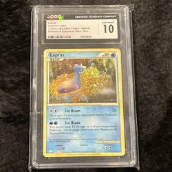 Lapras - Pokemon - CGC 🔥10 GEM MINT - 008/034 CLB TCG - Holo Card English - Image 1