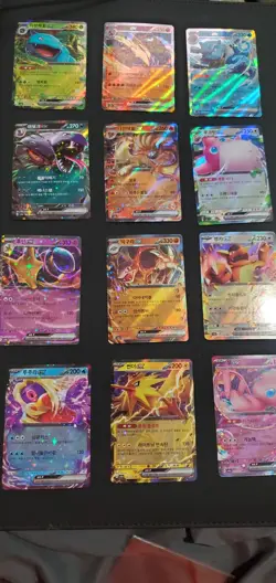 151 Pokemon All 12 Ex's Card Lot- Korean Sv2a 151 Card Lot NM - Image 1