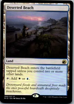 MTG - Deserted Beach #276 - Innistrad Remastered - Image 1