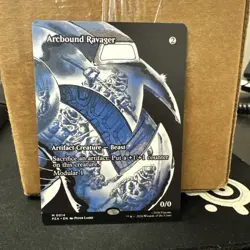 Magic The Gathering TMNT s Arcbound Ravager M 0014 (Borderless) Near mint - Image 1