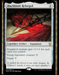 Dominaria #211 Blackblade Reforged - Image 1