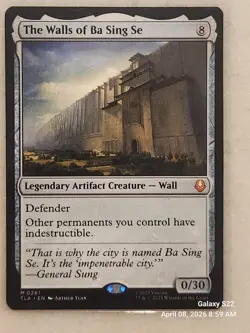 Magic the Gathering - The Walls Of Ba Sing Se - NM condition - Image 1