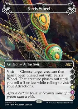 1x Attraction: (4,5,6) Ferris Wheel MTG Unfinity NM Magic Regular - Image 1