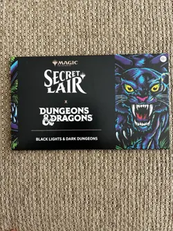 Magic The Gathering Secret Lair x D&D Black Lights and Dark Dungeons - Image 1