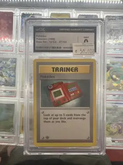 Pokemon 1999 Game Base Set Pokedex #87 CGC 9 - Image 1