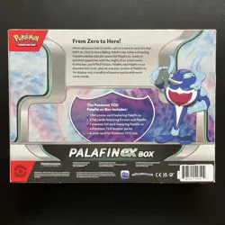 NEW FACTORY SEALED POKEMON TCG SCARLET & VIOLET PALAFIN EX BOX - Image 2