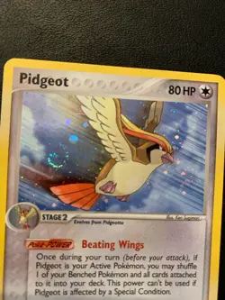 Pokemon TCG Pop Series 2 Holo Rare Pidgeot Card 2/17 With Swirl - Image 2